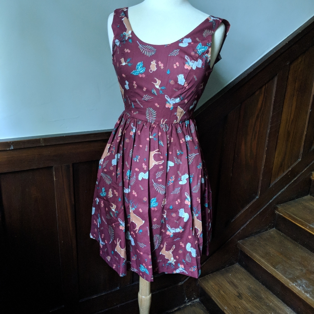 Modcloth woodland creatures dress